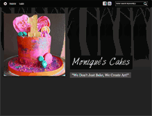 Tablet Screenshot of moniquescakes.com